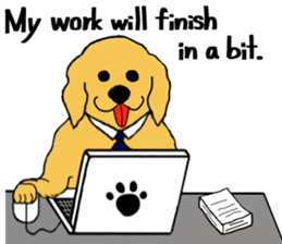 Fan second version of the retriever sticker #6993498