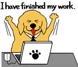 Fan second version of the retriever sticker #6993499