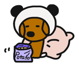 Talking dachshund 4 sticker #6993728