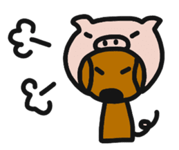 Talking dachshund 4 sticker #6993747