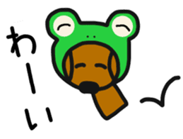 Talking dachshund 4 sticker #6993750