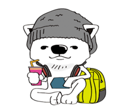 cool polar bear sticker #6993926