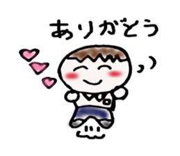 Go for it! men's! sticker #6994546