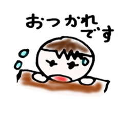 Go for it! men's! sticker #6994552