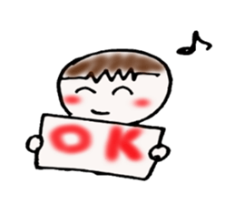 Go for it! men's! sticker #6994555