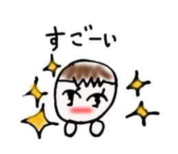 Go for it! men's! sticker #6994557