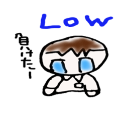 Go for it! men's! sticker #6994562