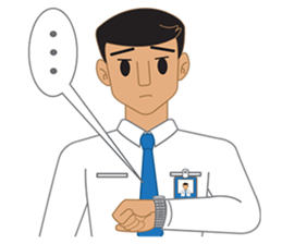 Smart office man (EN) sticker #6994730