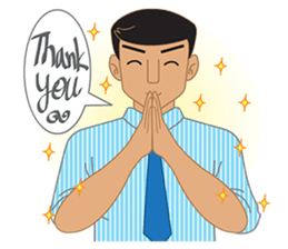 Smart office man (EN) sticker #6994731