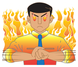 Smart office man (EN) sticker #6994739