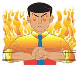 Smart office man (EN) sticker #6994739