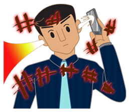 Smart office man (EN) sticker #6994741