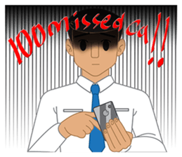 Smart office man (EN) sticker #6994742