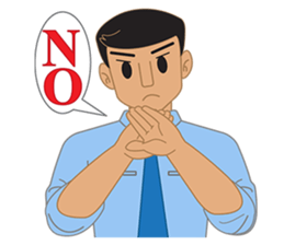 Smart office man (EN) sticker #6994745