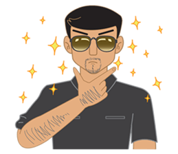 Smart office man (EN) sticker #6994747