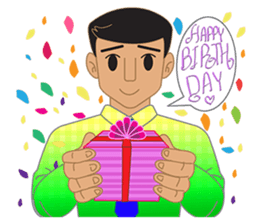 Smart office man (EN) sticker #6994749