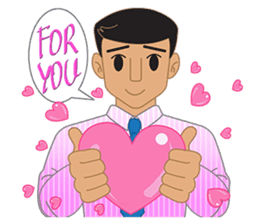 Smart office man (EN) sticker #6994750