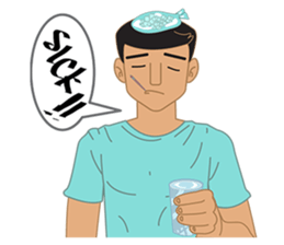 Smart office man (EN) sticker #6994754