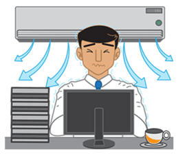 Smart office man (EN) sticker #6994759