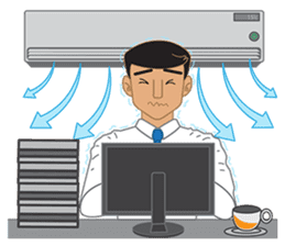 Smart office man (EN) sticker #6994759