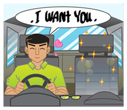 Smart office man (EN) sticker #6994760