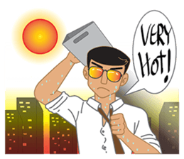 Smart office man (EN) sticker #6994762