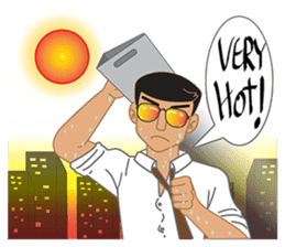 Smart office man (EN) sticker #6994762