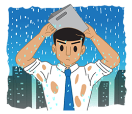 Smart office man (EN) sticker #6994763