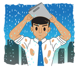 Smart office man (EN) sticker #6994763