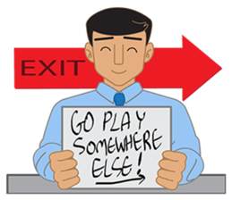 Smart office man (EN) sticker #6994767