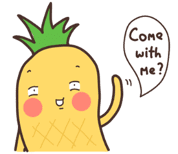 Mr.Pineapple & Ms.Lychee sticker #6994816