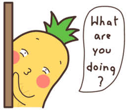 Mr.Pineapple & Ms.Lychee sticker #6994823