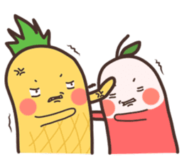 Mr.Pineapple & Ms.Lychee sticker #6994828