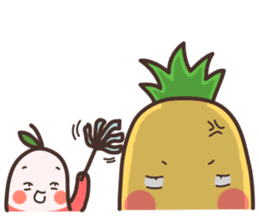Mr.Pineapple & Ms.Lychee sticker #6994834