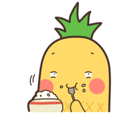 Mr.Pineapple & Ms.Lychee sticker #6994843