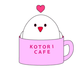 Tokyo bird cafe "kotoricafe" Vol.1 sticker #6995304