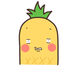 Mr.Pineapple & Ms.Lychee 2 sticker #6995328