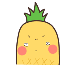Mr.Pineapple & Ms.Lychee 2 sticker #6995358