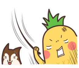 Mr.Pineapple & Ms.Lychee 2 sticker #6995364