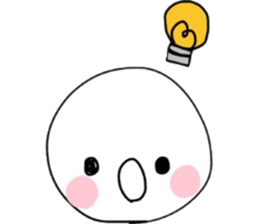 The round with white guys sticker #6995437