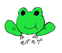 Frogs and tadpoles sticker #6995471