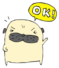 Max The Pug sticker #6996728