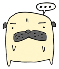 Max The Pug sticker #6996730