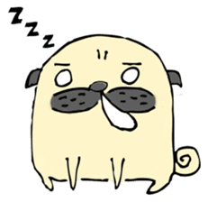 Max The Pug sticker #6996732