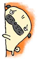 Max The Pug sticker #6996733