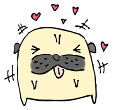Max The Pug sticker #6996741
