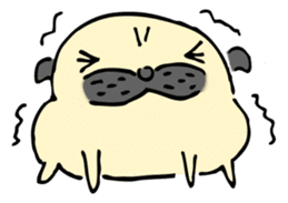 Max The Pug sticker #6996747