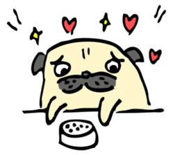 Max The Pug sticker #6996748