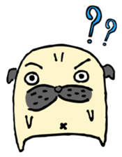 Max The Pug sticker #6996749