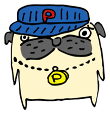 Max The Pug sticker #6996752